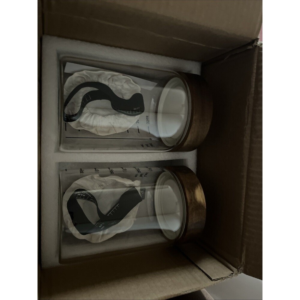 77 L Glass Acacia Wooden Lid, Sourdough Starter Jars